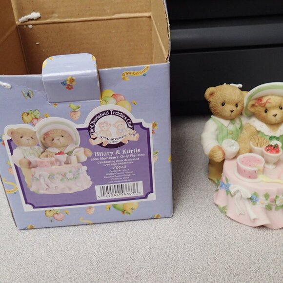 Cherished Teddies Hilary and Kurtis 2004 Membears Only Figurine - Picture 8 of 8